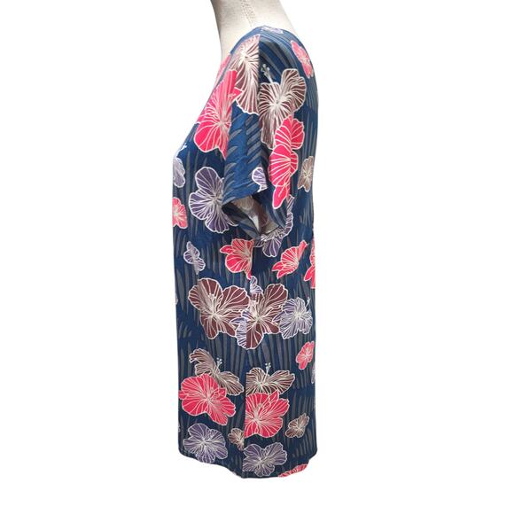 Ava Sky Blue Floral Dress - Picture 2 of 3